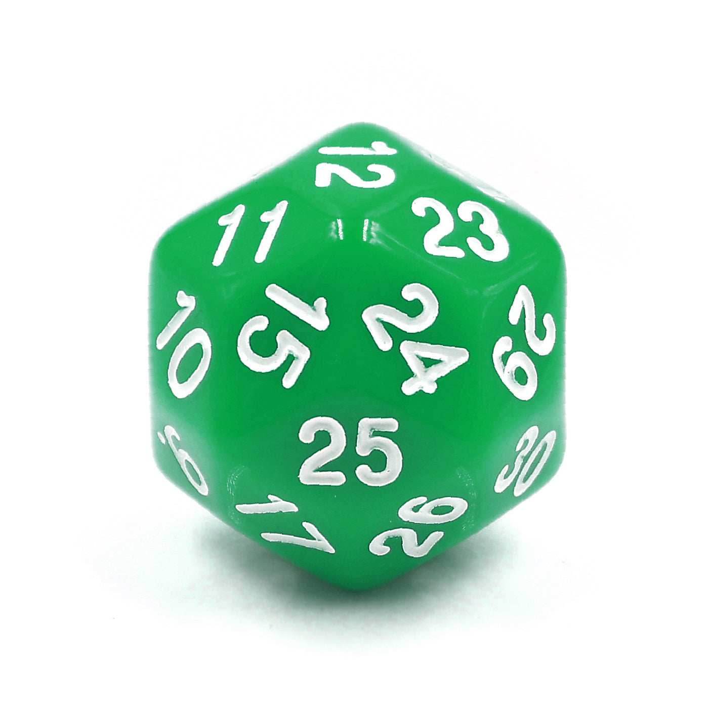 D30 Green Opaque Single Die 30 Sided/s by HDdice / HengDadice - 