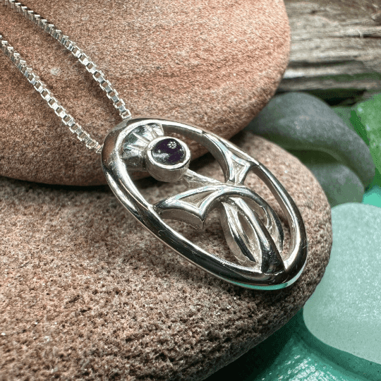 Fife Thistle Necklace - 18