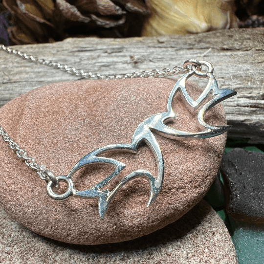 Iona Abbey Peace Doves Necklace - 
