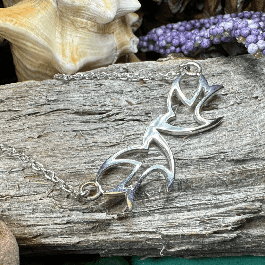 Iona Abbey Peace Doves Necklace - 