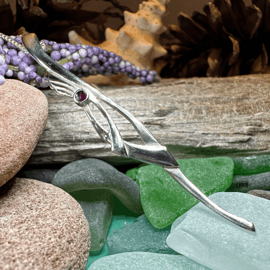 Modern Thistle Necklace - 18