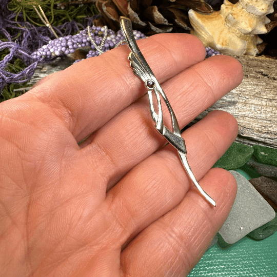 Modern Thistle Necklace - 18