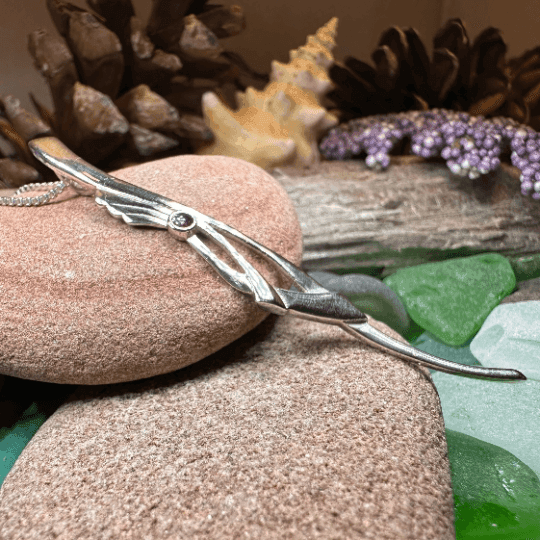 Modern Thistle Necklace - 18