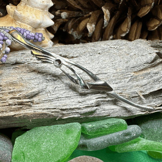 Modern Thistle Necklace - 18