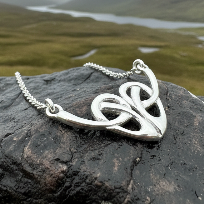 Daphne Celtic Heart Necklace