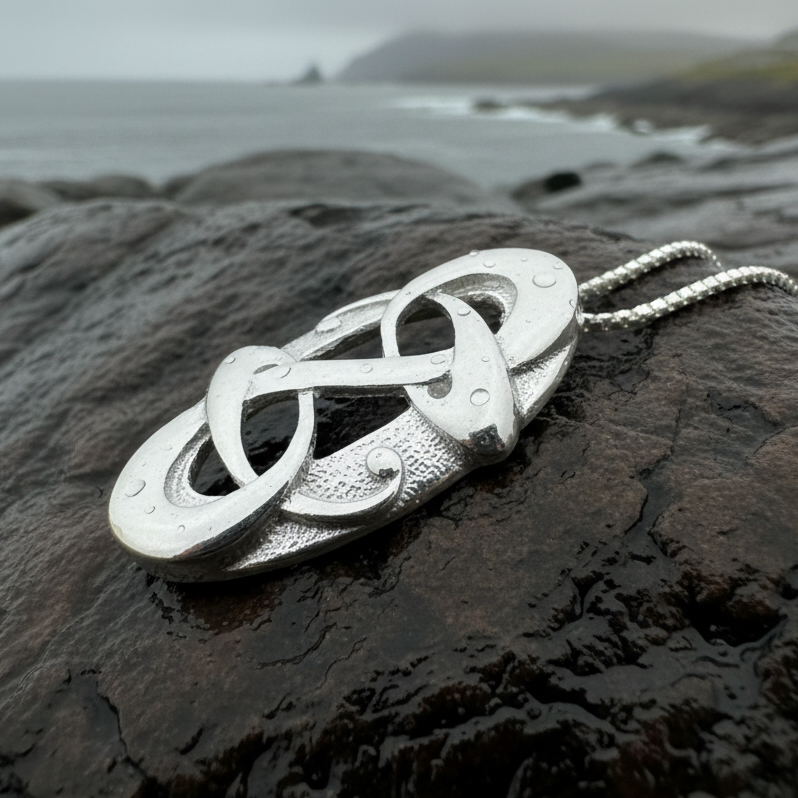 Nadine Modern Celtic Knot Necklace