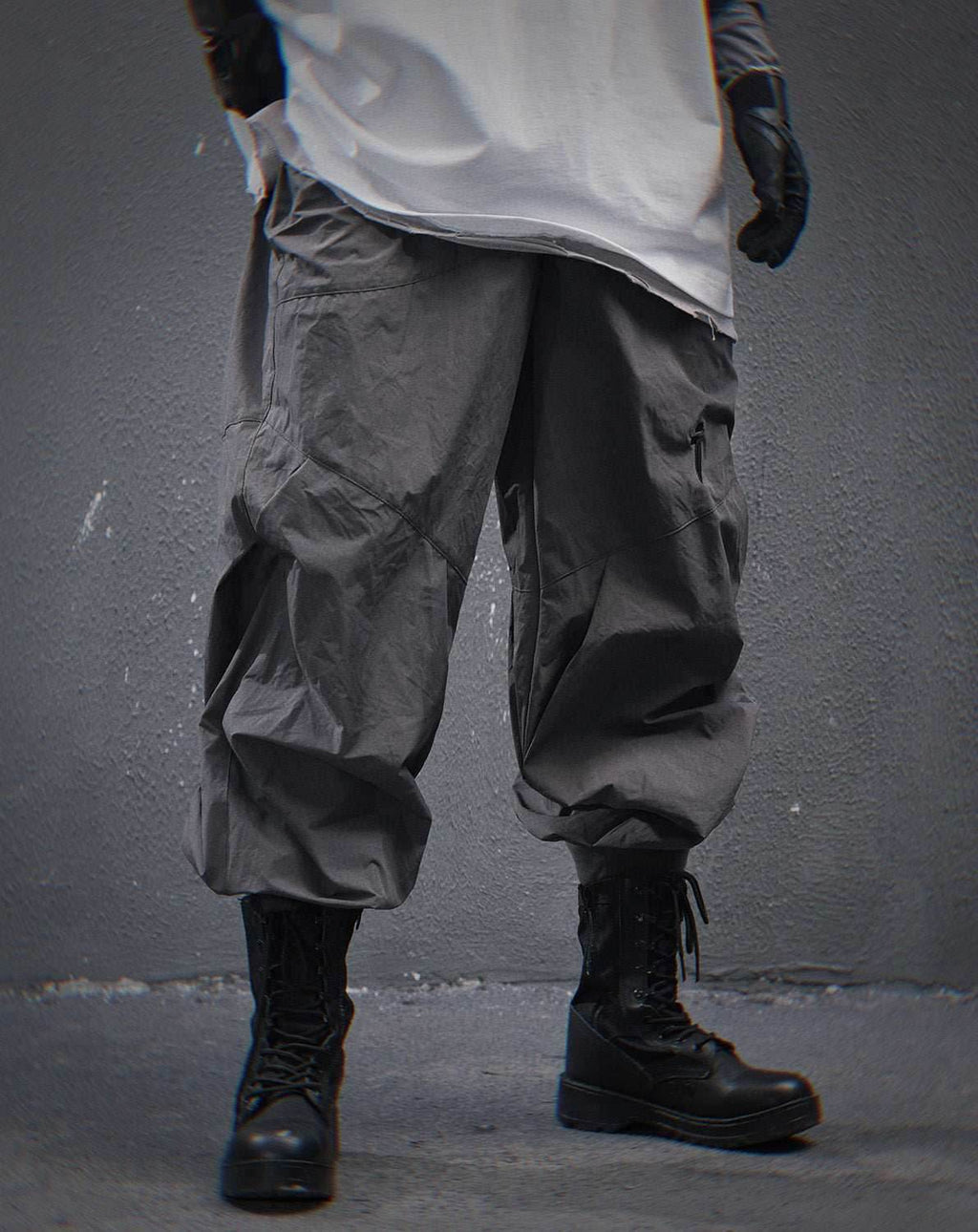 HiP81 Grey I-Tech Lightweight Pants - M
