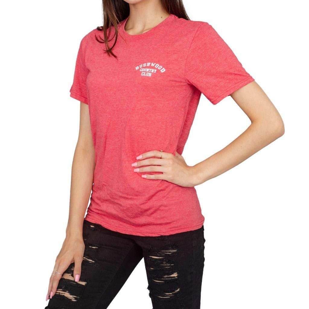Caddyshack Bushwood Country Club Heather Red T-shirt - S