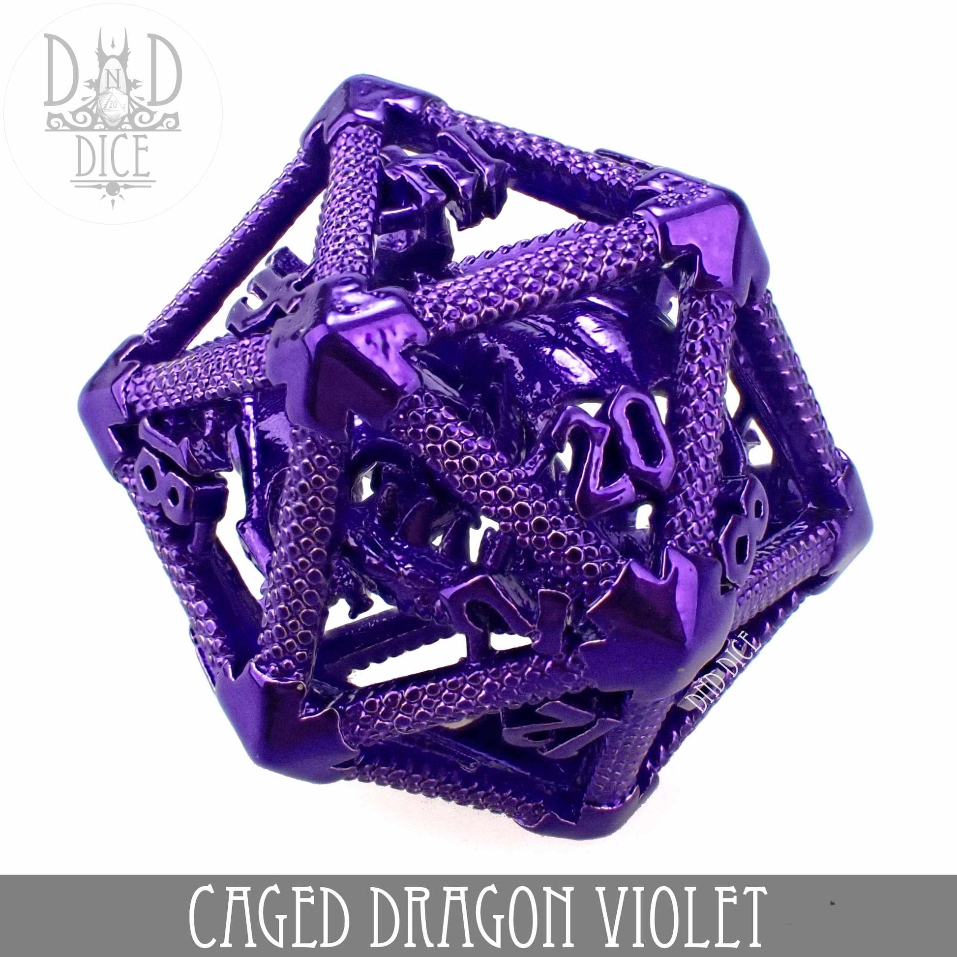 Caged Dragon D20 (6 Colors)