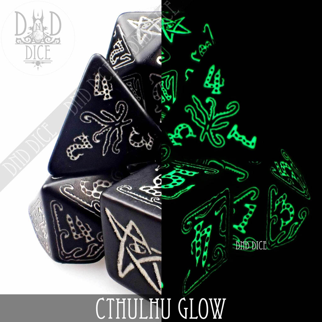 Call of Cthulhu Glow in the Dark Dice Set - 