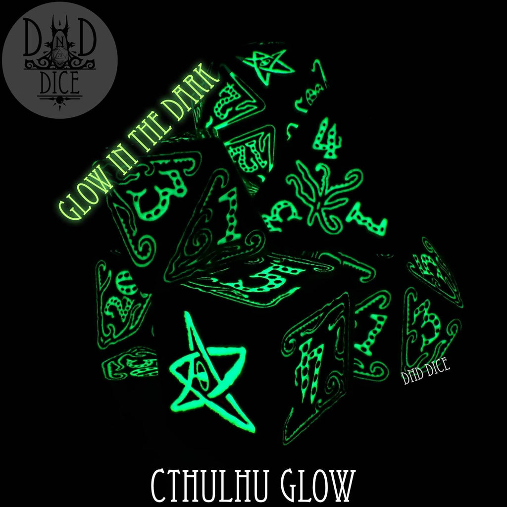 Call of Cthulhu Glow in the Dark Dice Set - 