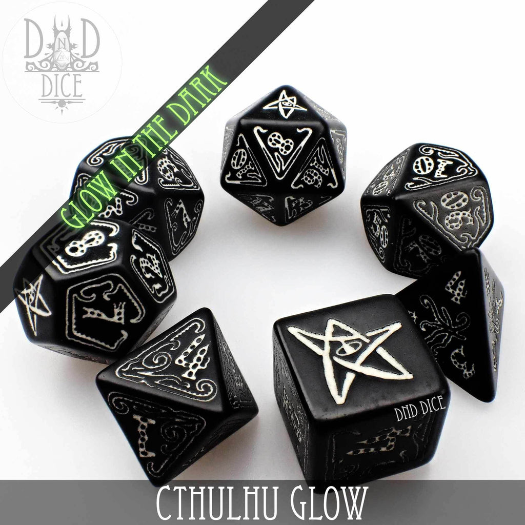 Call of Cthulhu Glow in the Dark Dice Set - 