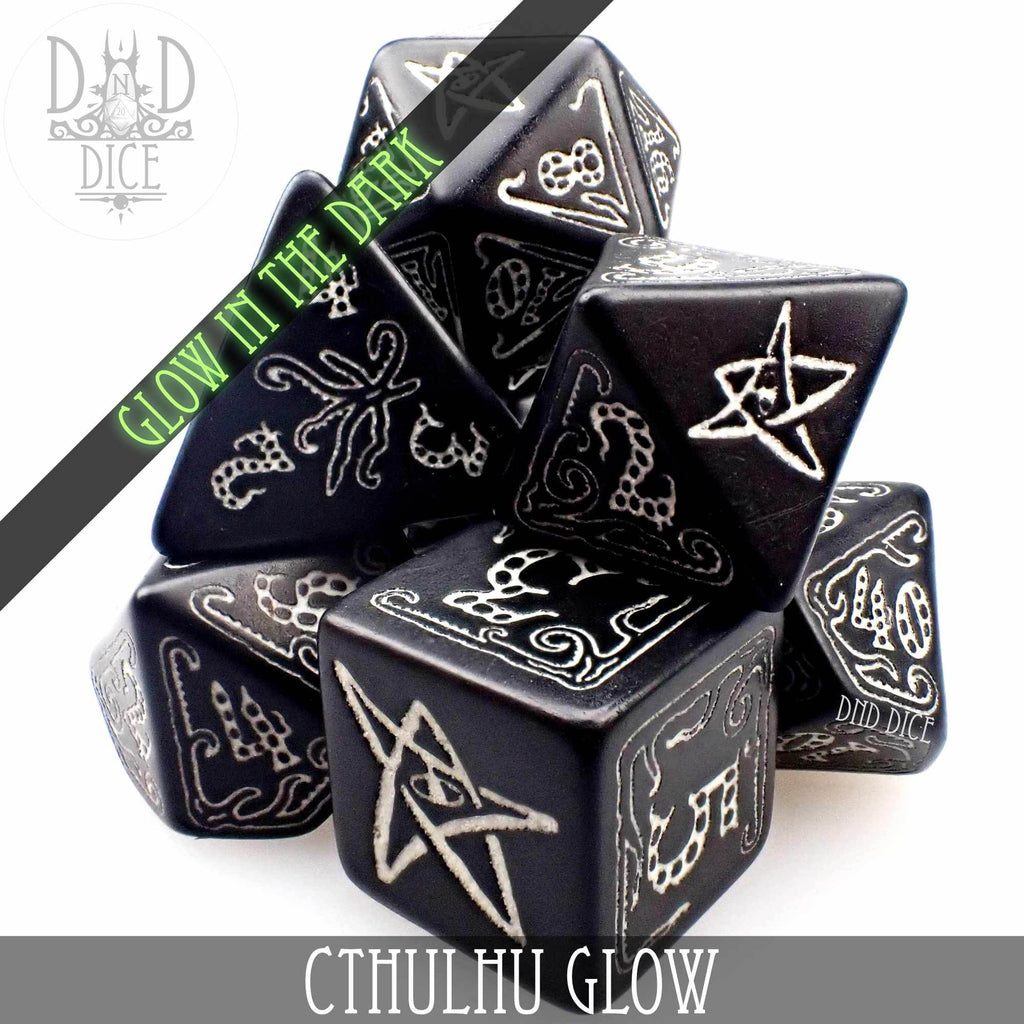 Call of Cthulhu Glow in the Dark Dice Set - 