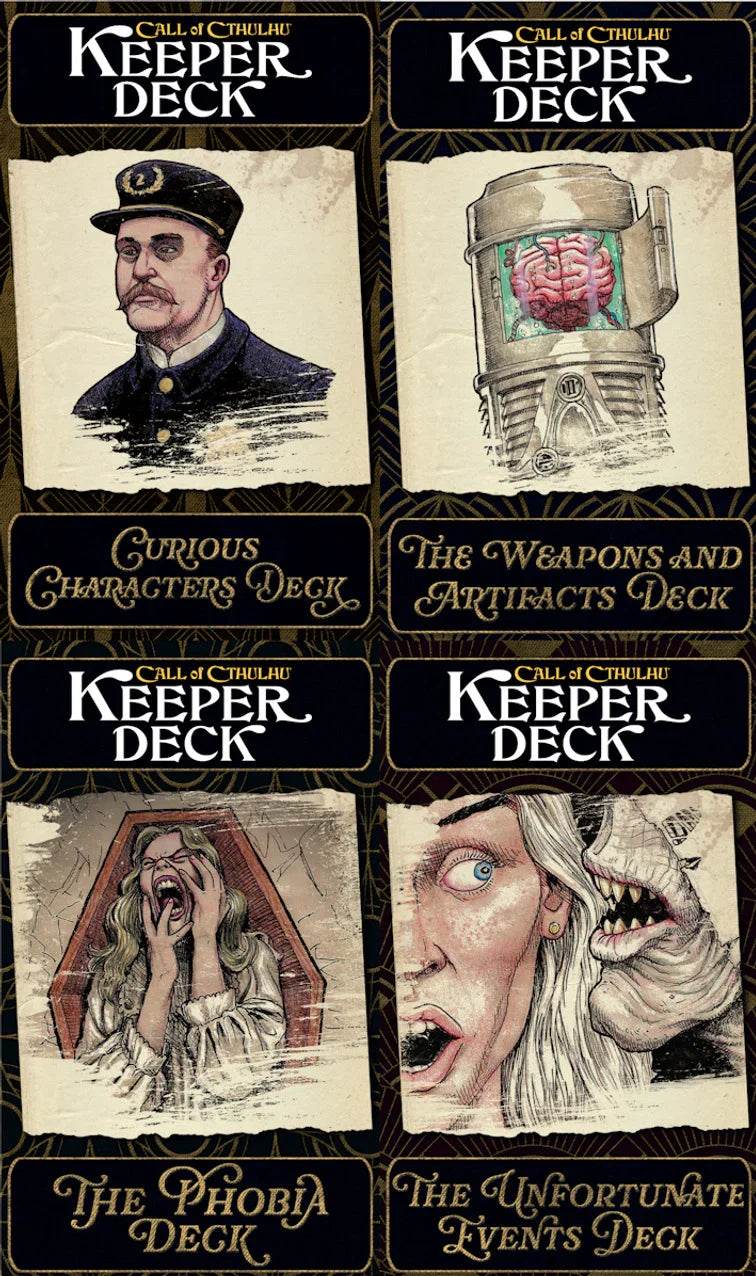 Call of Cthulhu Keeper Decks (4) - Role-Players
