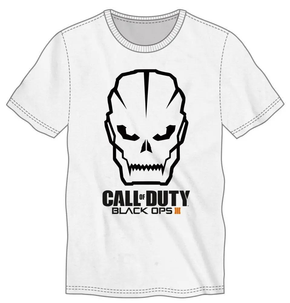 Call Of Duty Black Ops 3 Men's White T-Shirt Tee Shirt