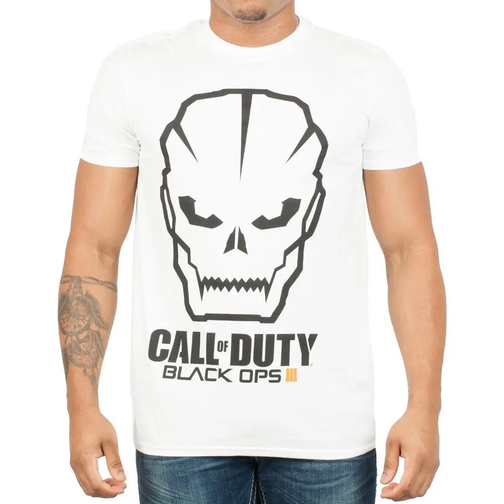 Call Of Duty Black Ops 3 Men's White T-Shirt Tee Shirt