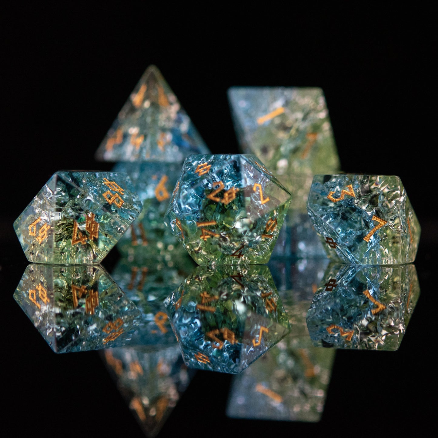 Calypso Shattered Glass Dice Set