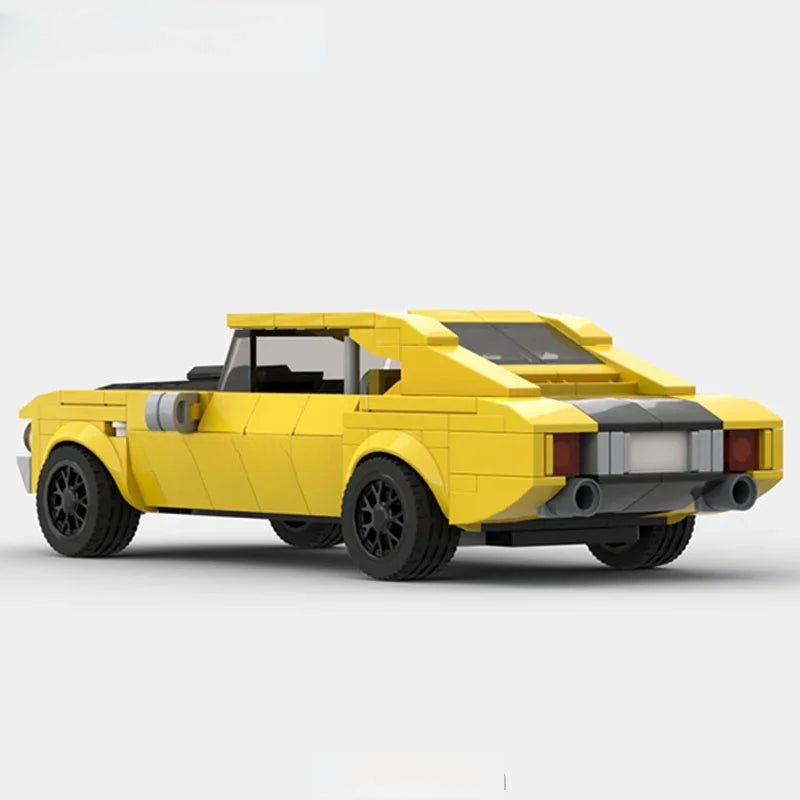 Camaro SS Classic Muscle Custom Lego Cars Minifigures Building Block Toys