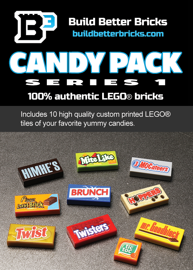 Candy Pack (Series 1) made using LEGO parts - B3 Customs