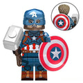 Captain America Steve Rogers Avengers Lego Minifigures Custom Toys 1