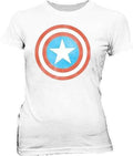 Captain America Distressed Icon T-shirt - S