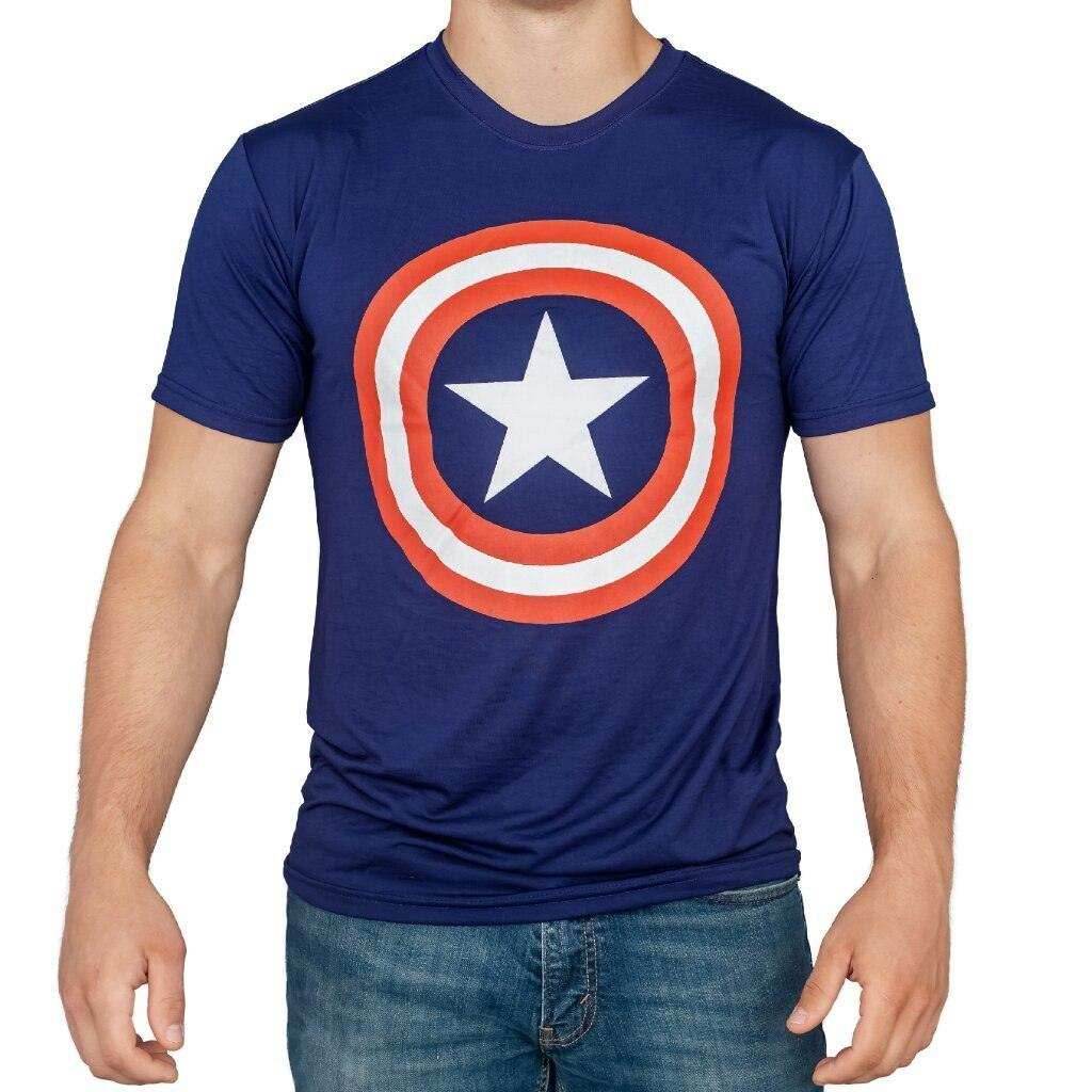 Captain America Shield Performance T-Shirt - S