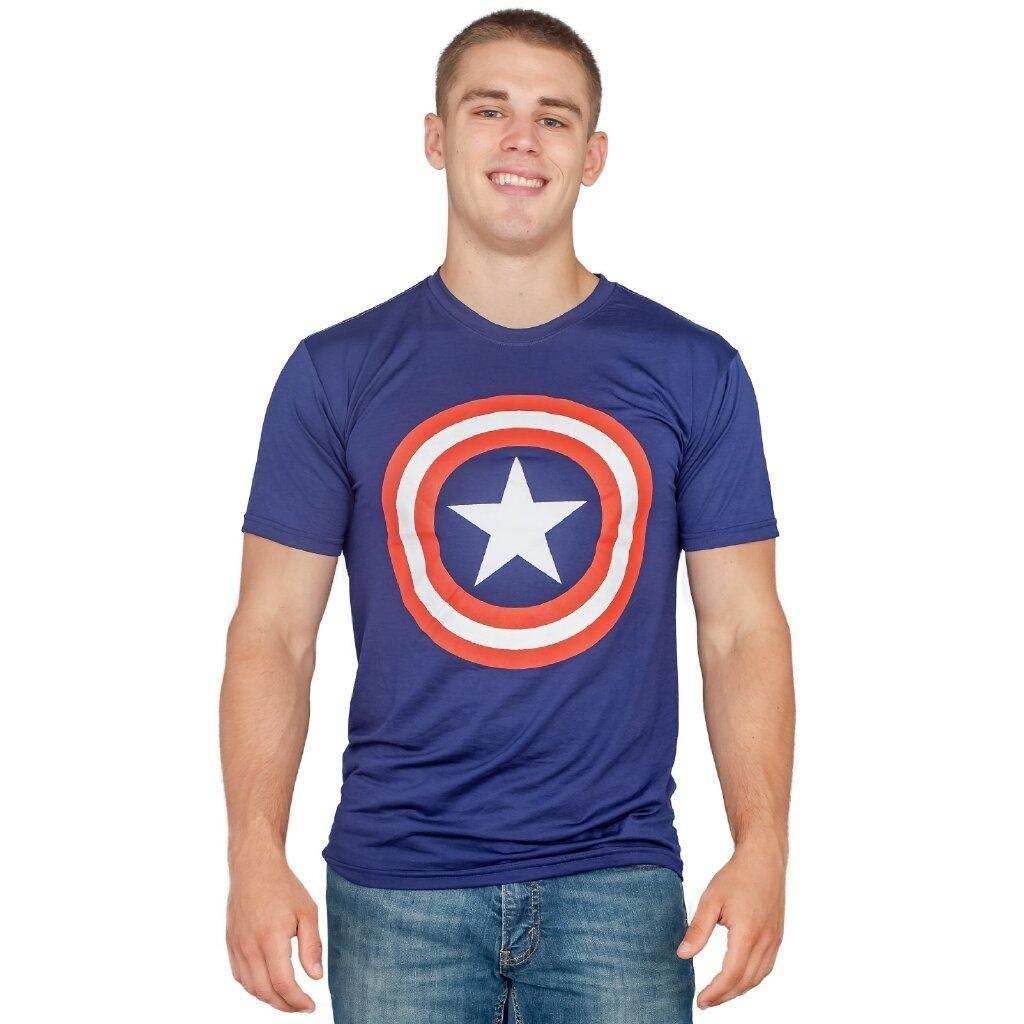 Captain America Shield Performance T-Shirt - S