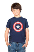 Captain America Star Logo Youth T-shirt - YS