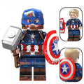 Captain America Steve Rogers Avengers Lego Minifigures Custom Toys 2