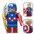 Captain America Steve Rogers Avengers Lego Minifigures Custom Toys 4