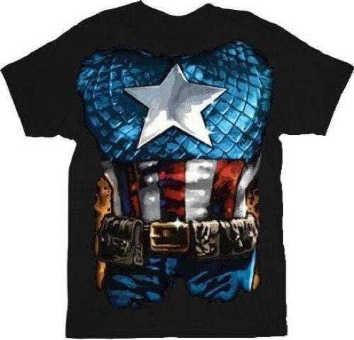 Captain America The American Way Costume T-shirt - S