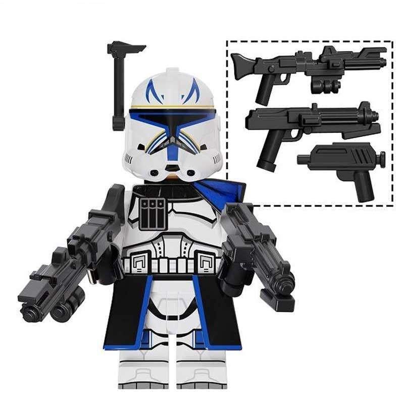 Captain Rex 501st Legion Clone trooper Phase 2 Lego Minifigures Custom Toys
