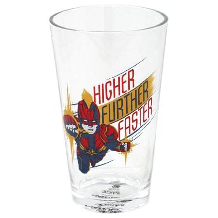 Captain Marvel Glass - Marvel Collector Corps Exclusive - 