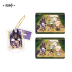Capturing the Good Times Series Stand Keychain& Collection Card Genshin Impact