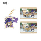 Capturing the Good Times Series Stand Keychain& Collection Card Genshin Impact