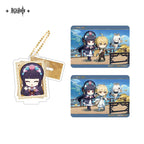 Capturing the Good Times Series Stand Keychain& Collection Card Genshin Impact