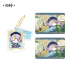 Capturing the Good Times Series Stand Keychain& Collection Card Genshin Impact