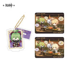 Capturing the Good Times Series Stand Keychain& Collection Card Genshin Impact