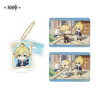 Capturing the Good Times Series Stand Keychain& Collection Card Genshin Impact