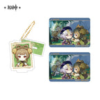 Capturing the Good Times Series Stand Keychain& Collection Card Genshin Impact