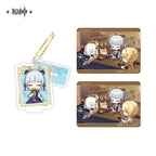 Capturing the Good Times Series Stand Keychain& Collection Card Genshin Impact