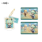 Capturing the Good Times Series Stand Keychain& Collection Card Genshin Impact