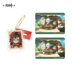 Capturing the Good Times Series Stand Keychain& Collection Card Genshin Impact