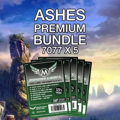 "Ashes Reborn: Rise of the Phoenixborn" Compatible Card Sleeve Bundle