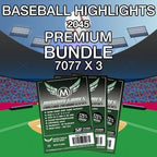 "Baseball Highlights: 2045" Compatible Card Sleeve Bundle