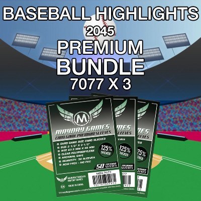 "Baseball Highlights: 2045" Compatible Card Sleeve Bundle