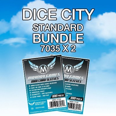 "Dice City" Compatible Card Sleeve Bundle