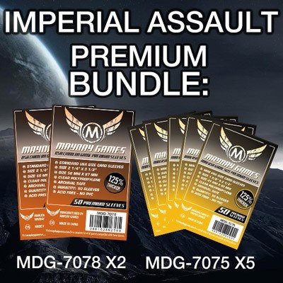 "Imperial Assault" Compatible Card Sleeve Bundle