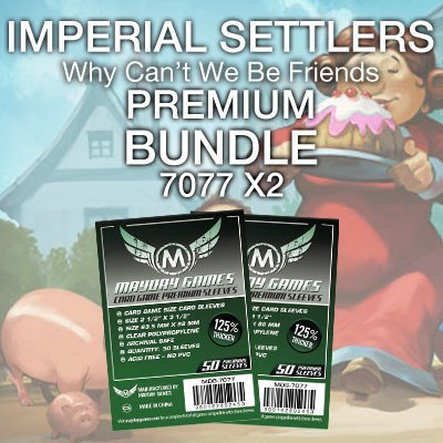 "Imperial Settlers: Why Can't We Be Friends" Card Sleeve Bundle