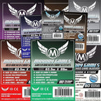 MTG/CCG Card Sleeves (63.5x88mm) PREMIUM COLOR BACKED!  80/Pack (Choose from 6 Colors!)
